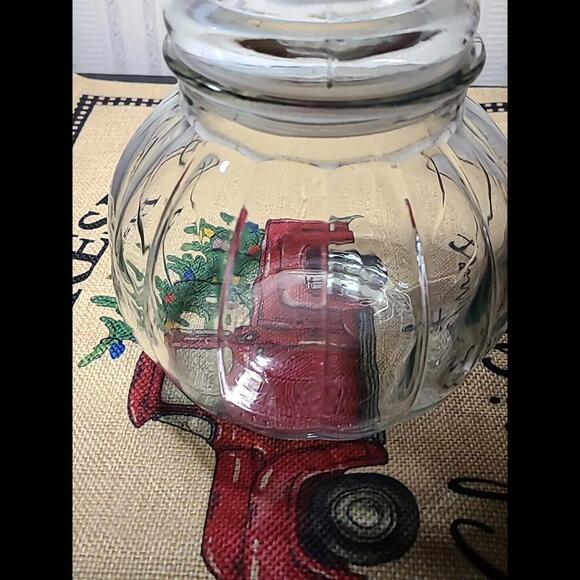 clear glass pumpkin jar - Picture 6 of 9